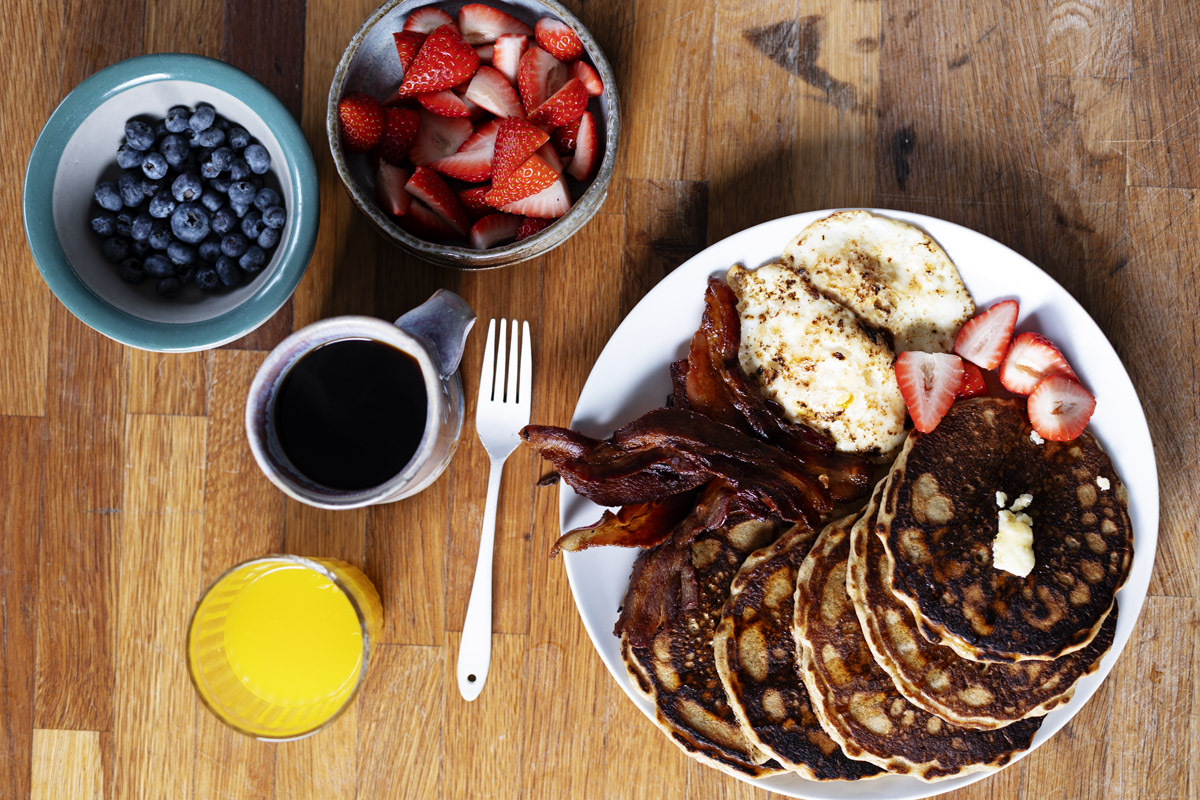 jared-polowick-breakfast-eggs-pancakes-brunch Brunch Breakfast Sourdough Pancakes